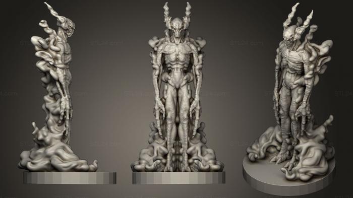Figurines heroes, monsters and demons (Nightwalker, STKM_1046) 3D models for cnc